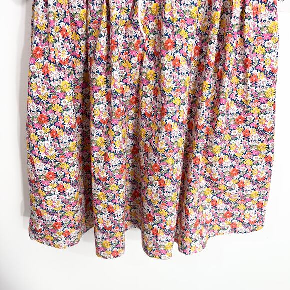 NWT For Love & Lemons Libby Mini Dress | Floral Pink Yellow | SZ M - Picture 8 of 15